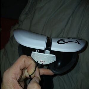 Alpinestars White and Black neck brace